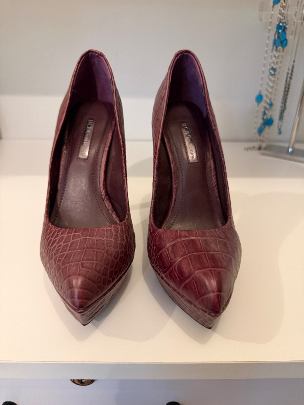 BCBG Platform shoes Burgundy 36.5